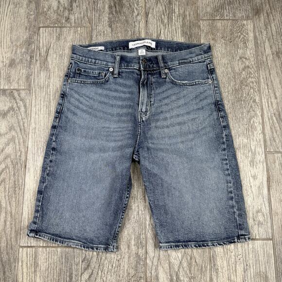Calvin Klein Jeans Other - Calvin Klein Jeans Men's Size 30 Blue Denim Shorts Straight Fit 10” Inseam